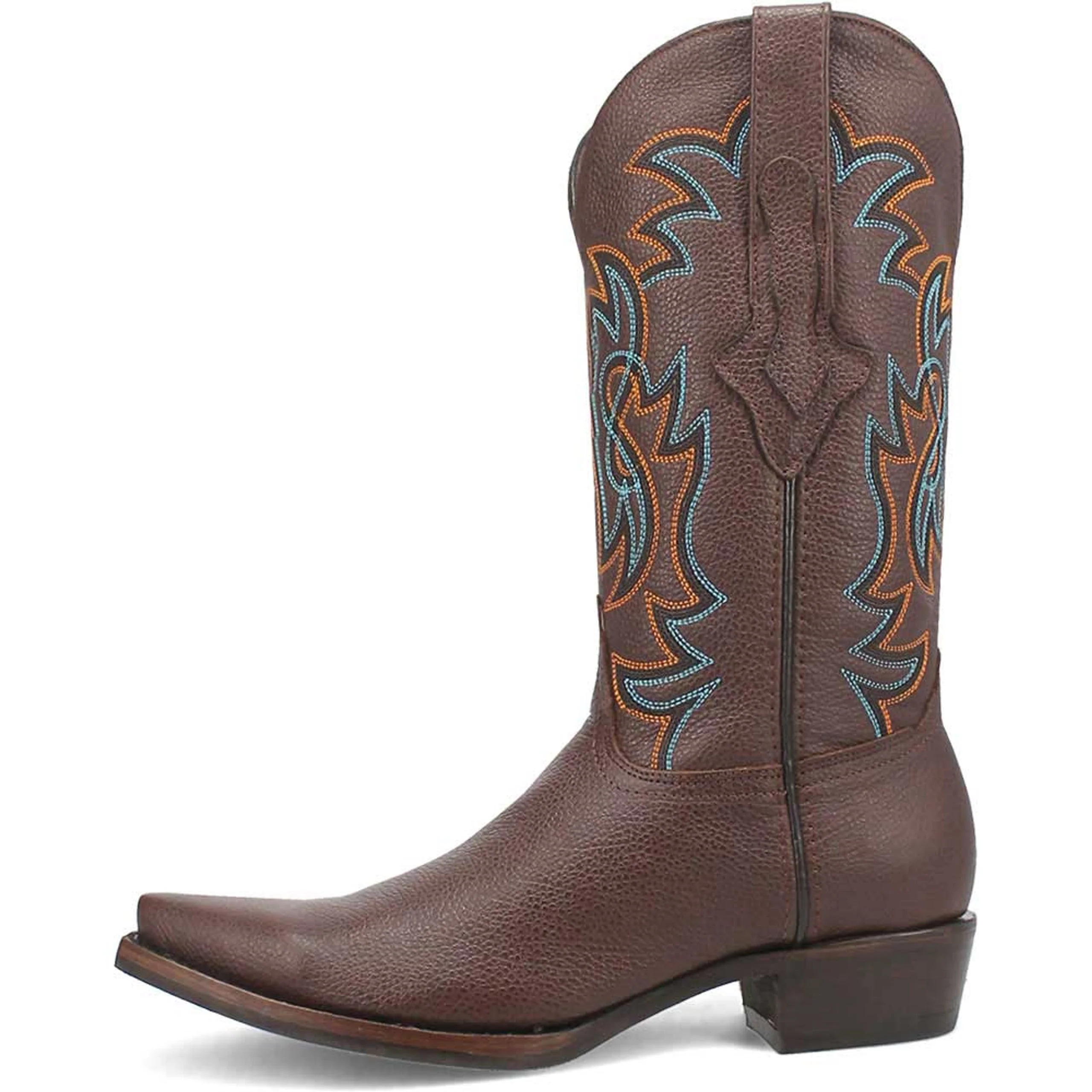 Dingo Gold Rush Brown Leather Snip Toe Western Boots - Image 3
