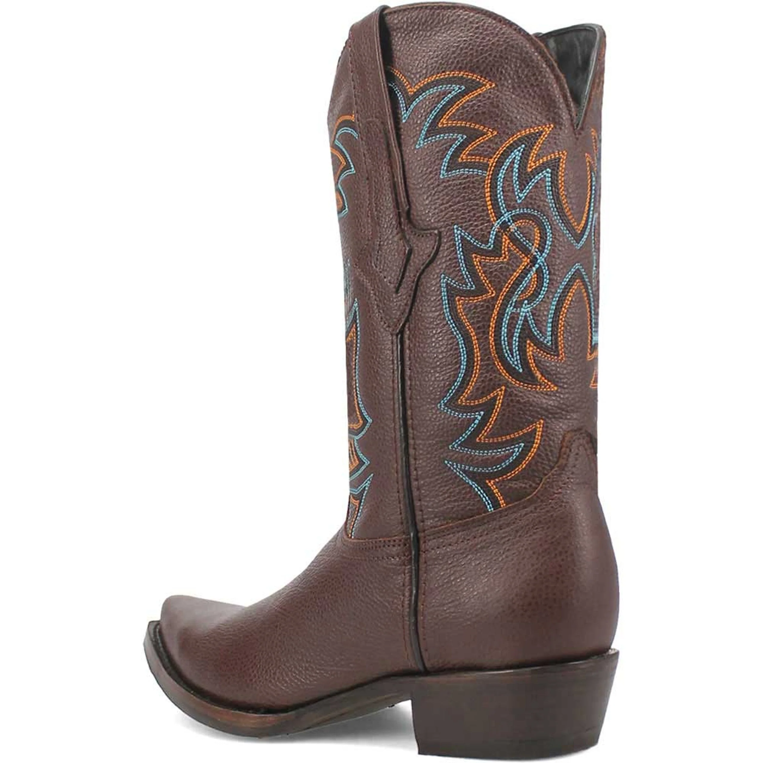 Dingo Gold Rush Brown Leather Snip Toe Western Boots - Image 7