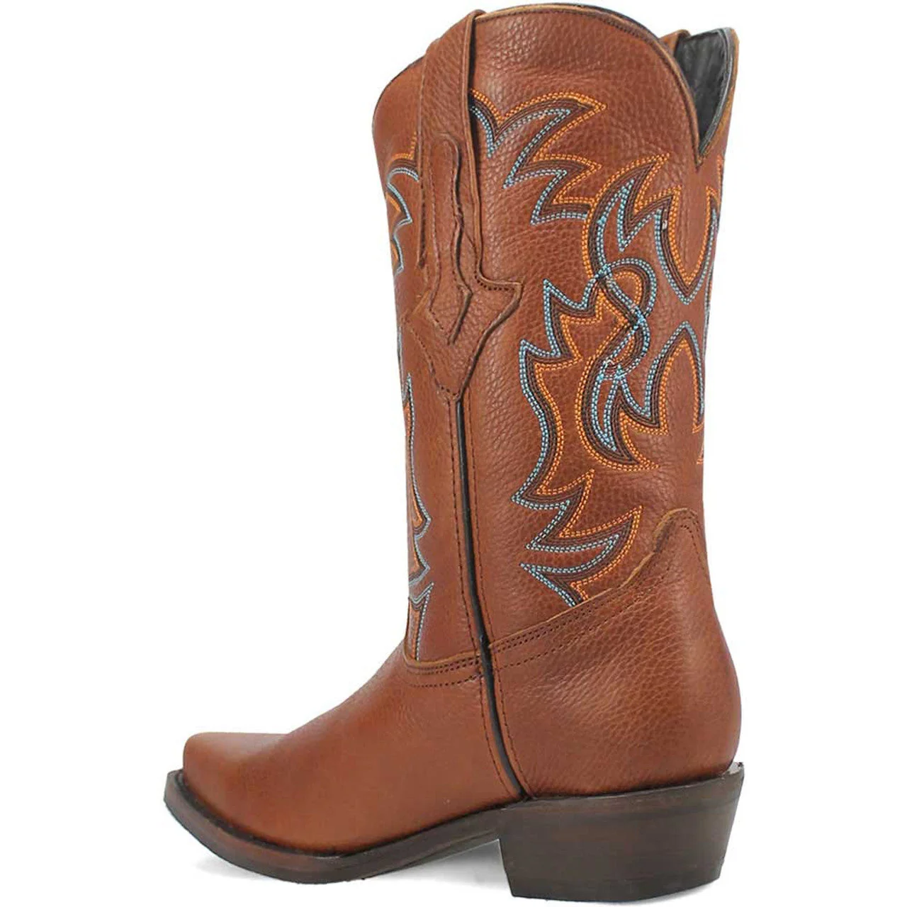 Dingo Gold Rush Tan Leather Snip Toe Western Boots - Image 3
