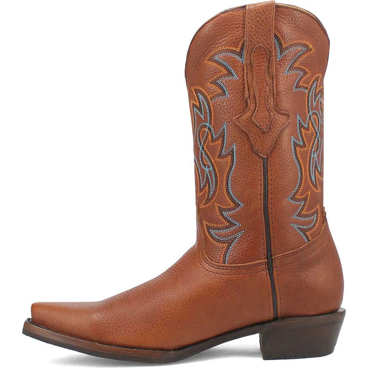 Dingo Gold Rush Tan Leather Snip Toe Western Boots - Image 6