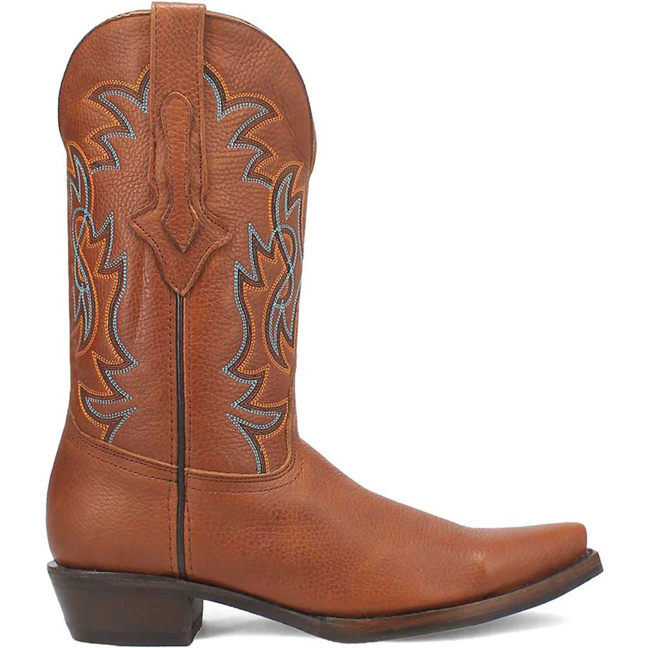 Dingo Gold Rush Tan Leather Snip Toe Western Boots - Image 7