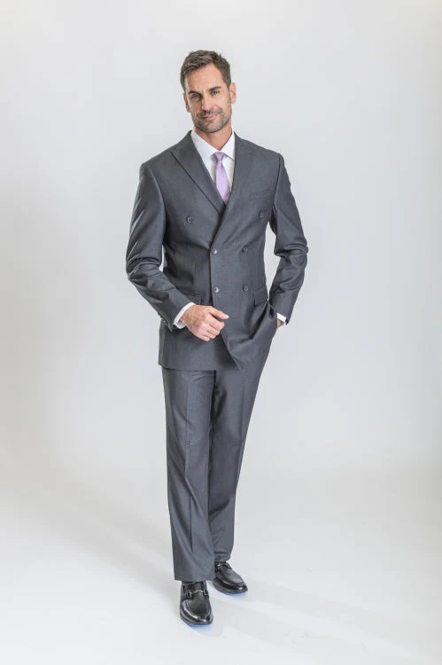 Grey Caravelli Suit - Designer Caravelli Jacket and Pants - Image 3
