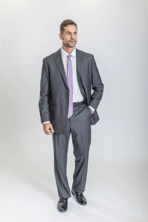 Grey Caravelli Suit - Designer Caravelli Jacket and Pants - Image 4