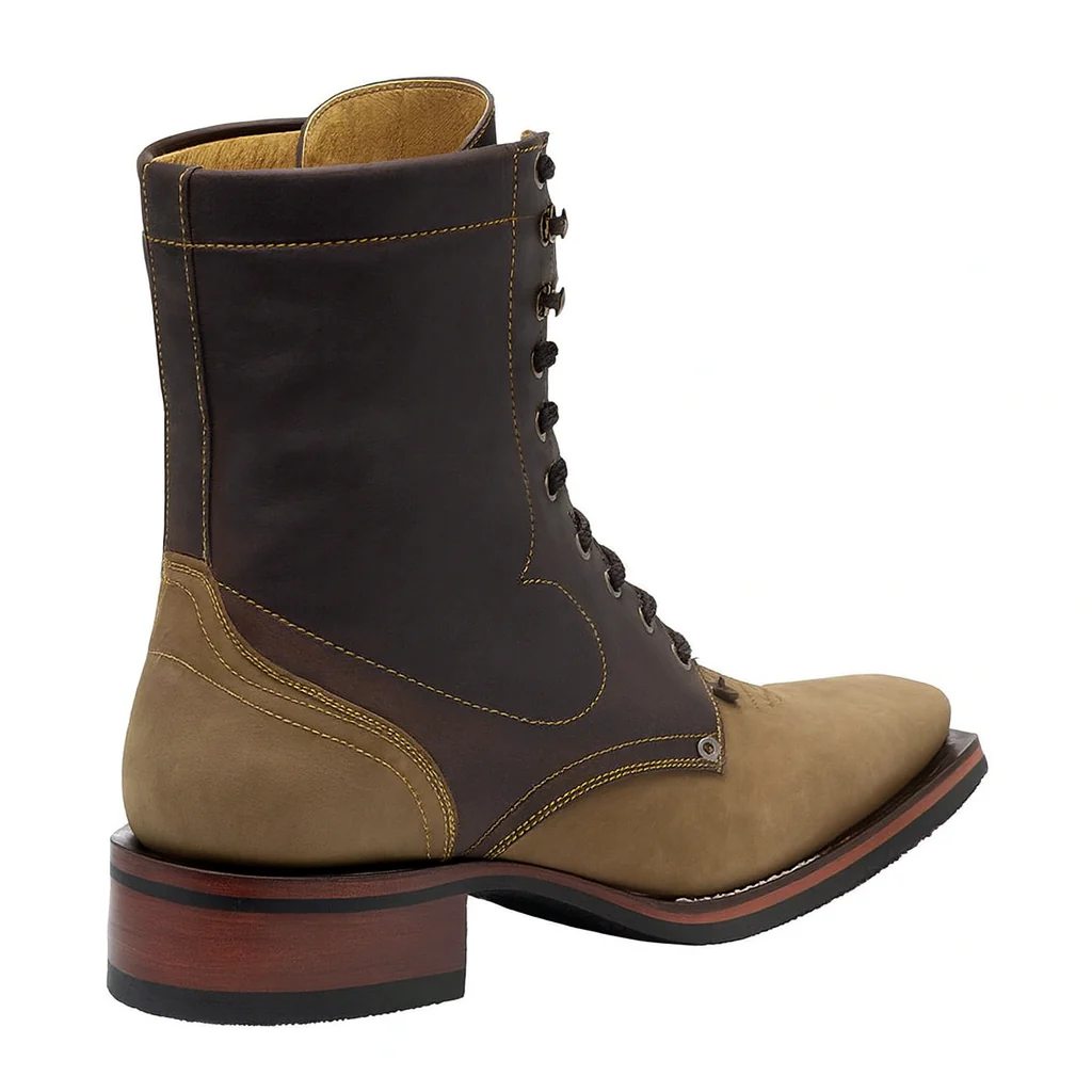 Lace Up Western Boots - Image 3