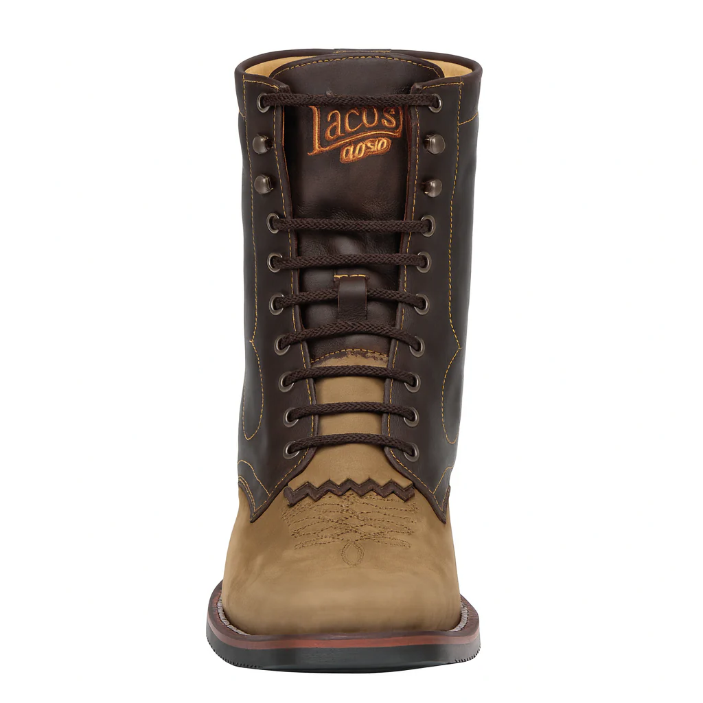 Lace Up Western Boots - Image 4