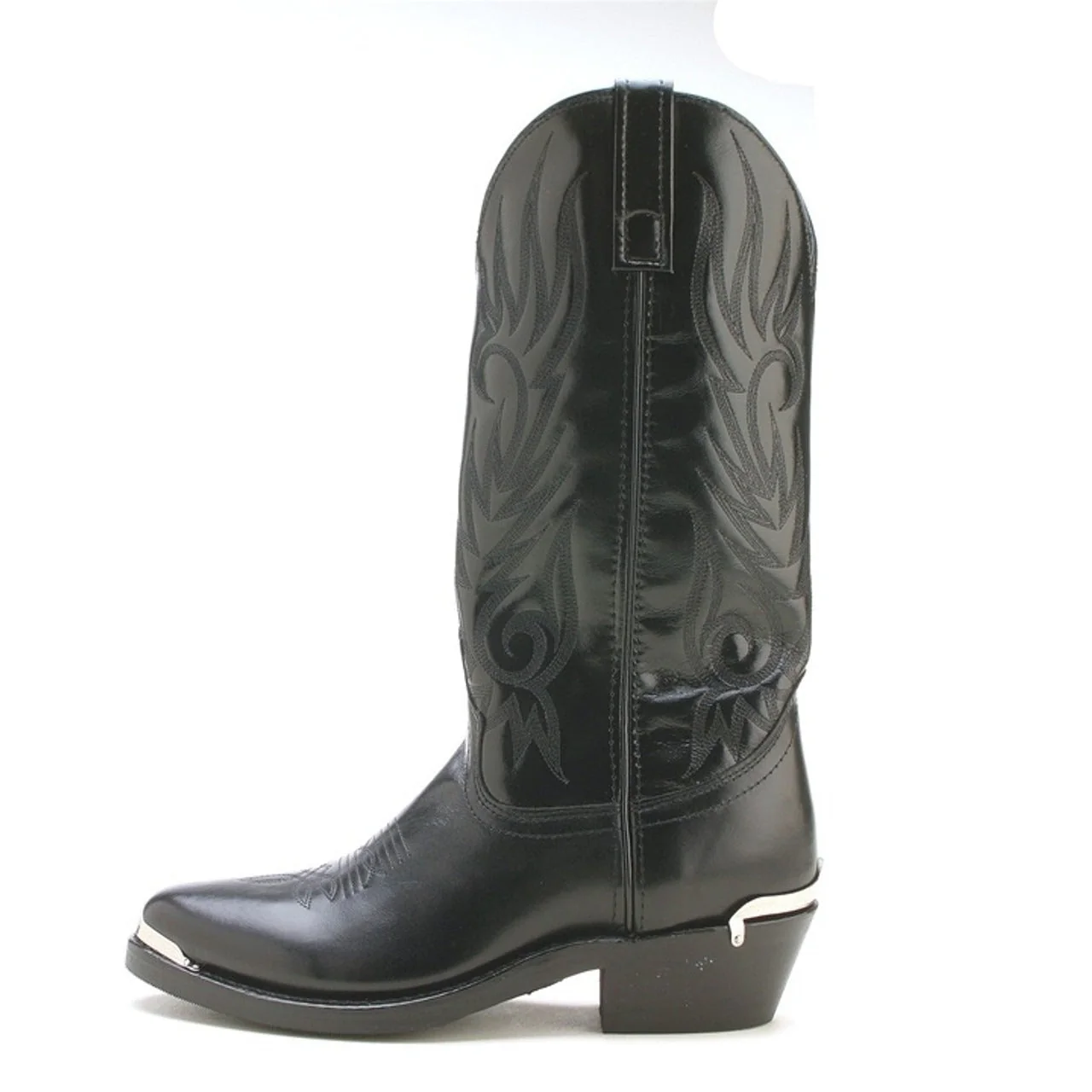Laredo Black Crazy Horse Leather Boots - Image 2