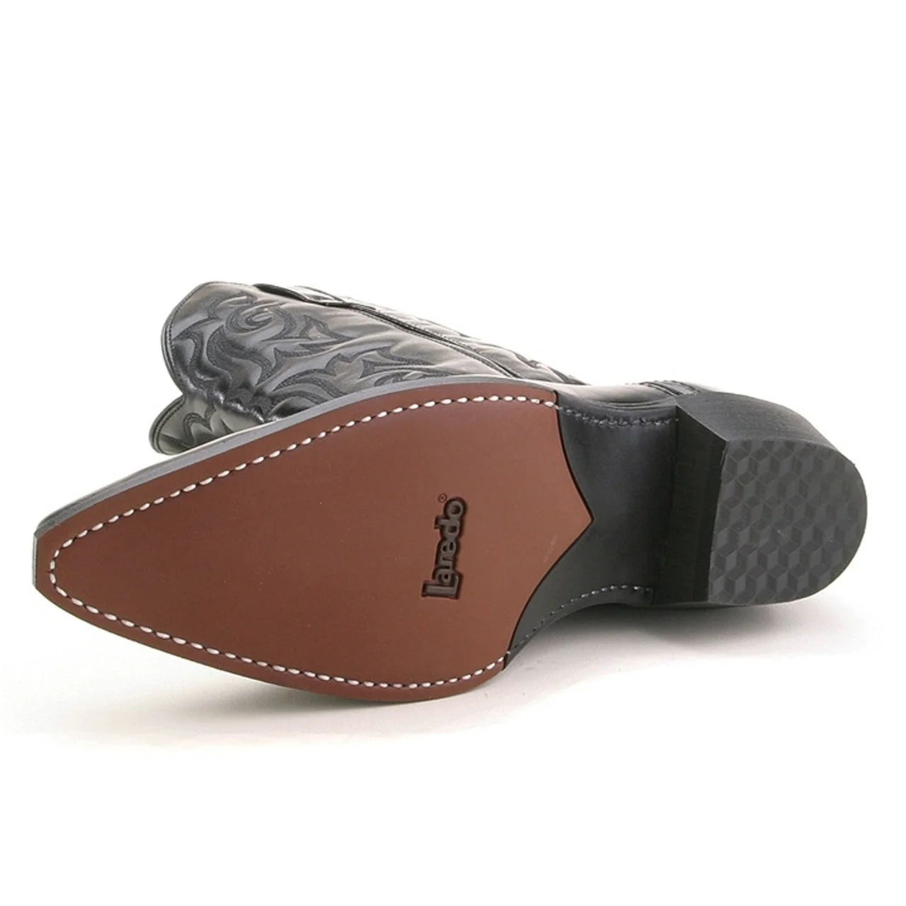 Laredo Hawke Black Dress Western Boots - Image 3