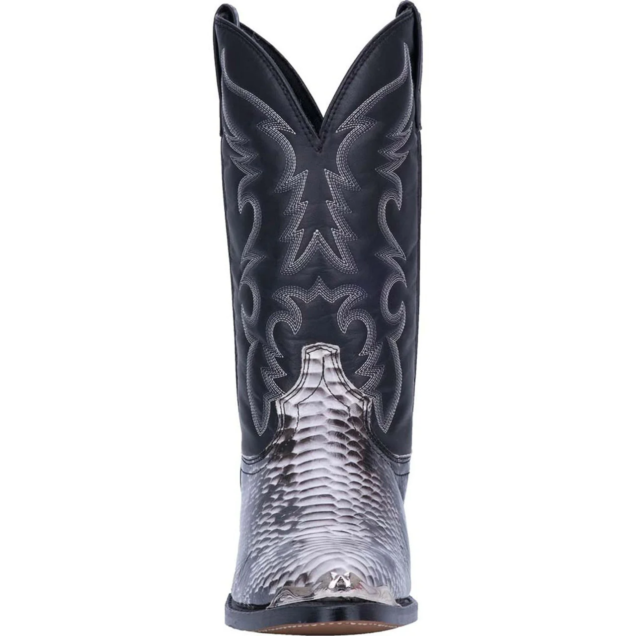 Laredo Monty Black & White Snake Print Men's Western Boots - Image 3