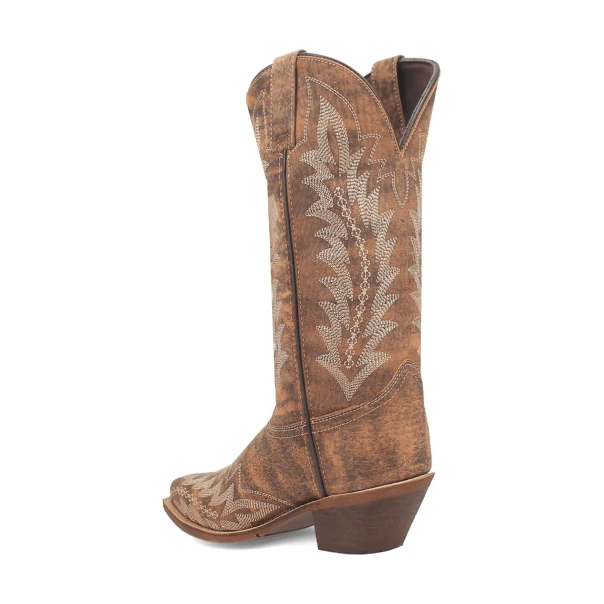 Laredo Women's Emmylee Snip Toe Leather Boots - Tan 52189 - Image 10