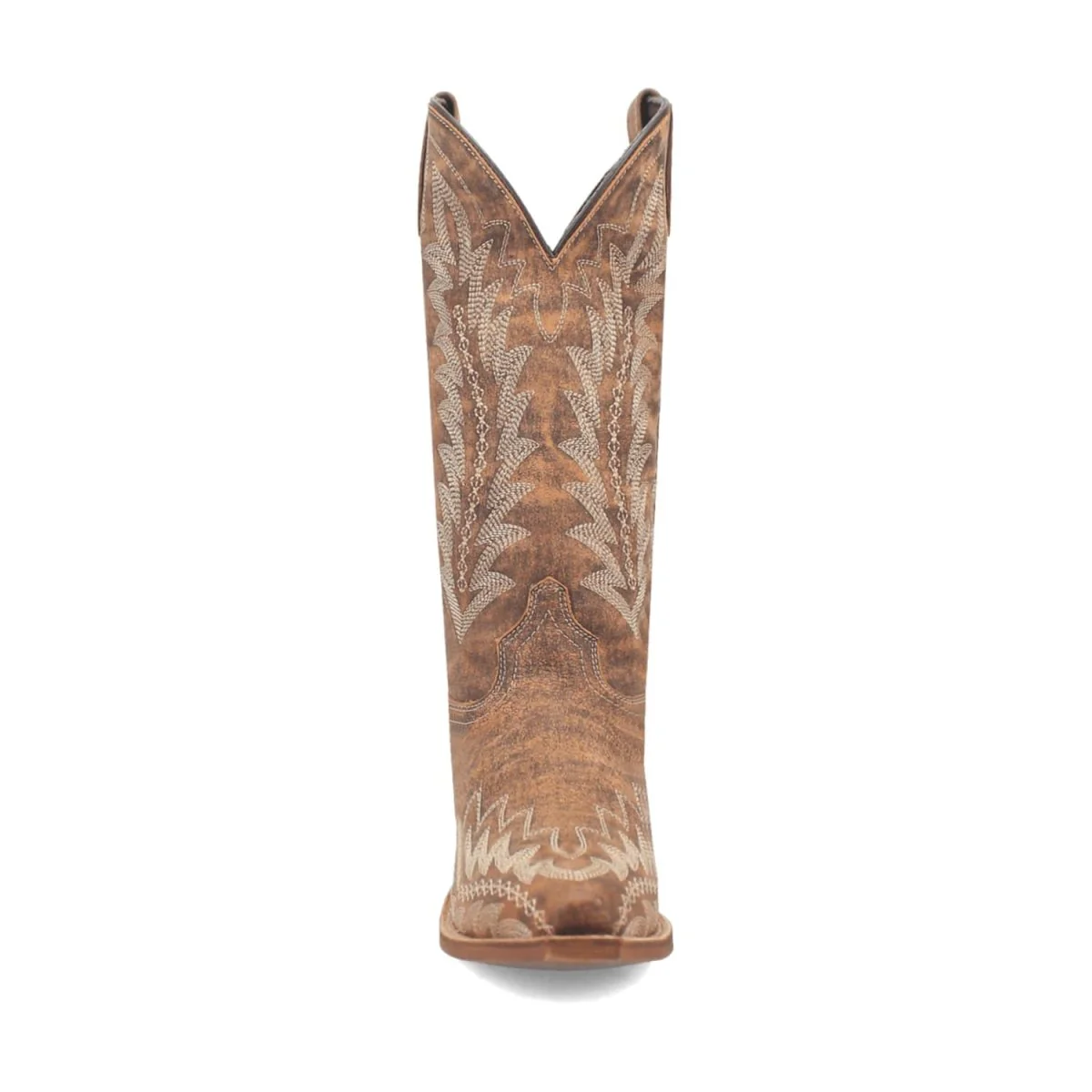 Laredo Women's Emmylee Snip Toe Leather Boots - Tan 52189 - Image 6