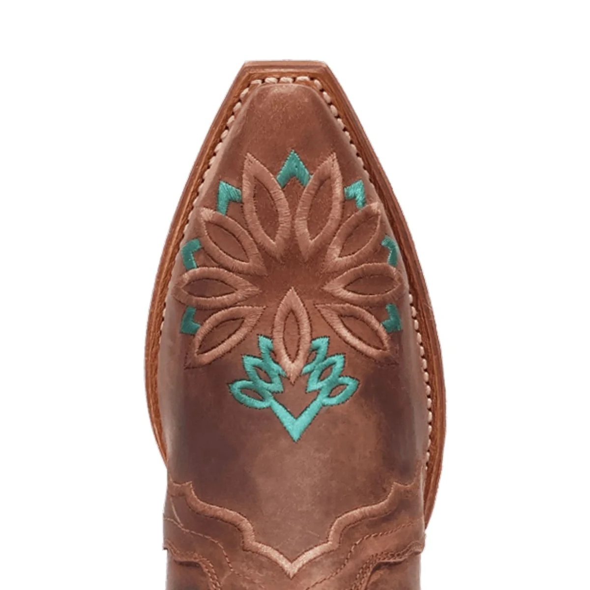Laredo Women's Filly Snip Toe Leather Boots - Tobacco 20006 - Image 7