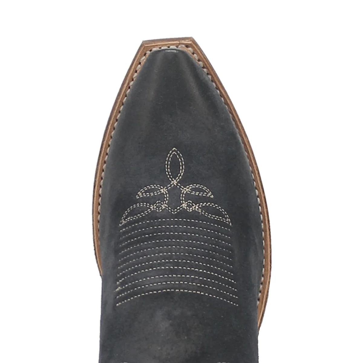 Laredo Women's Kama Snip Toe Leather Boots - Navy/Tan 20009 - Image 6