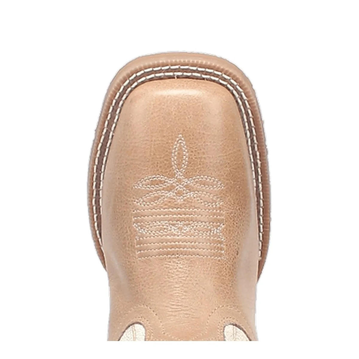 Laredo Women's Lydia Broad Square Toe Leather Boots - Sand 5603 - Image 7