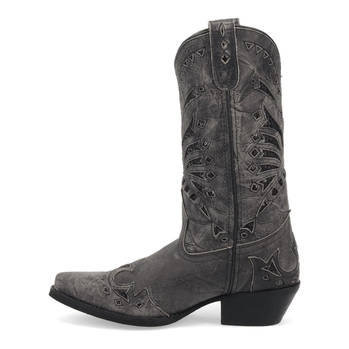 Laredo Women's Stevie Snip Toe Leather Boots - Black 52120 - Image 4