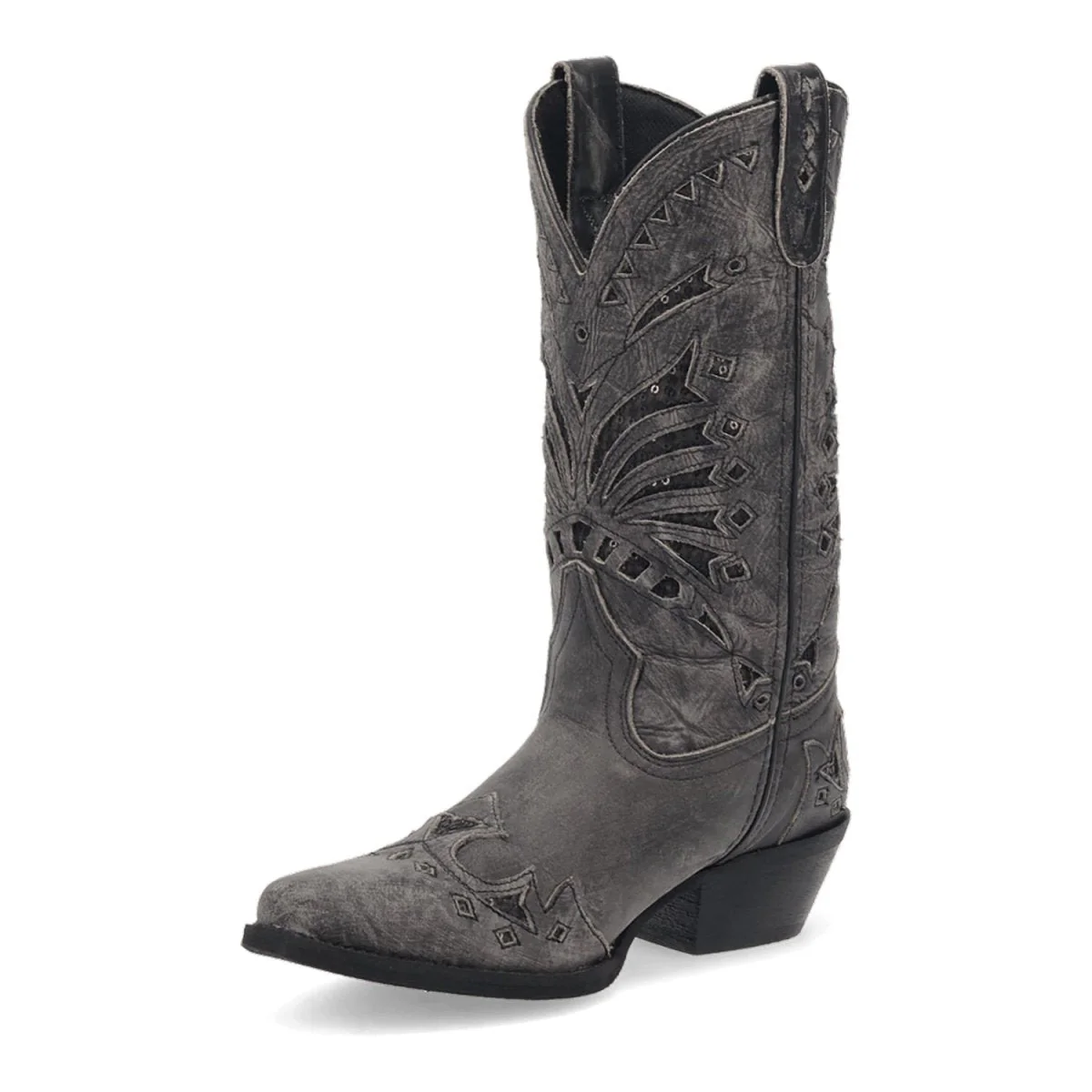 Laredo Women's Stevie Snip Toe Leather Boots - Black 52120 - Image 9