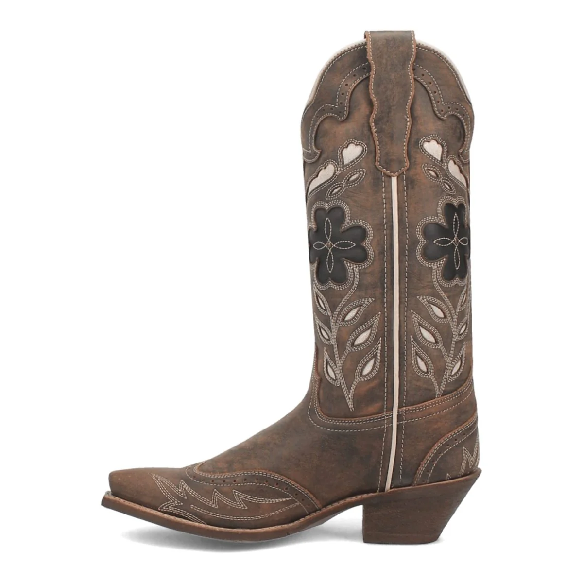 Laredo Women's Zury Snip Toe Leather Boots - Brown 54268 - Image 4