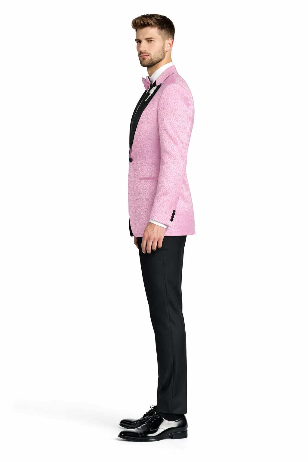 Lilac Church Suit for Men – Sophisticated Pastel Formal Wear - Image 3