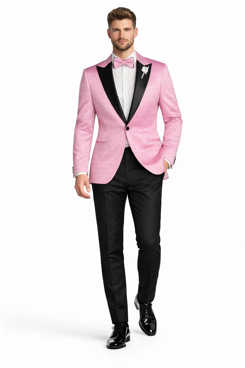 Lilac Church Suit for Men – Sophisticated Pastel Formal Wear - Image 4