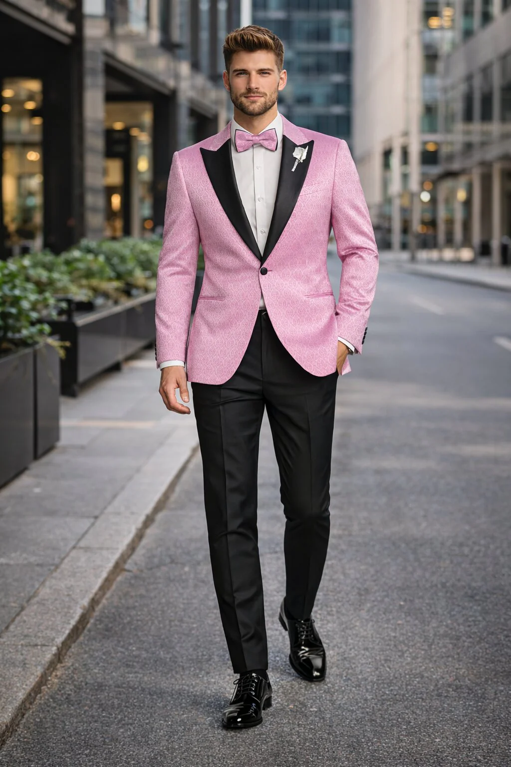 Lilac Church Suit for Men – Sophisticated Pastel Formal Wear - Image 7