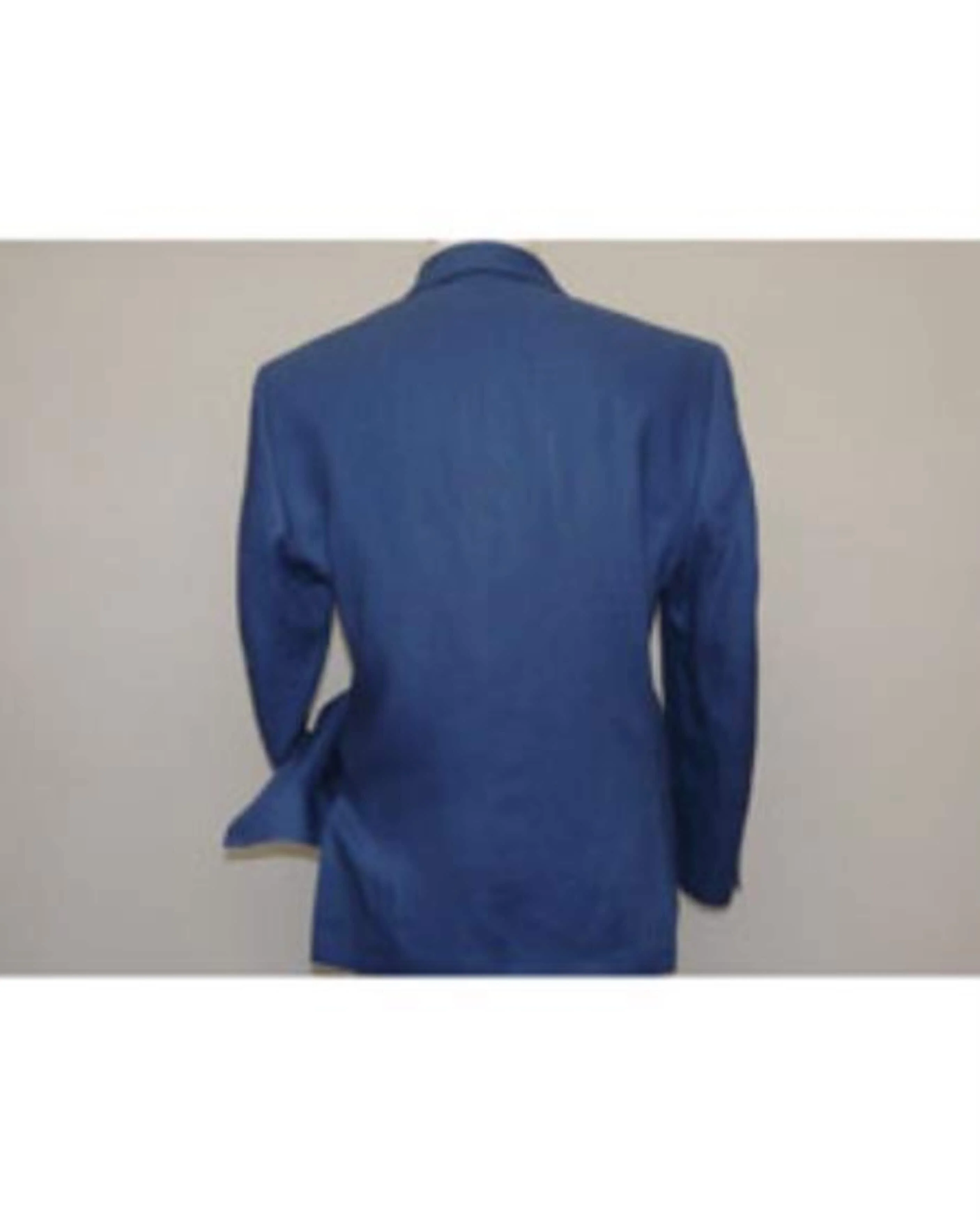 Linen Suit - Mens Summer Suits Indigo ~ cobalt blue ~ Teal New blue Color - Beach Wedding - Image 5