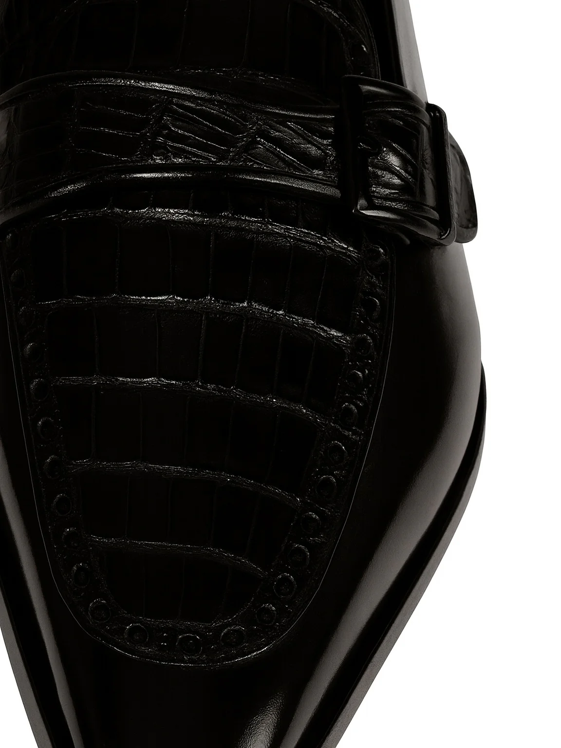 Lombardy Caiman Belly & Calfskin Monkstrap Dress Shoe - Image 11