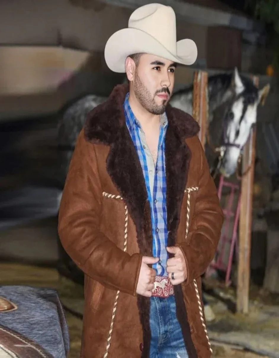 Long Sheepskin Western Jacket - Image 2