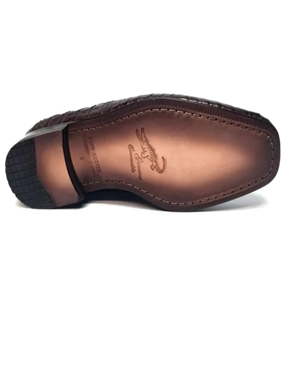 Los Altos All-Over Crocodile Belly Loafers - Image 4