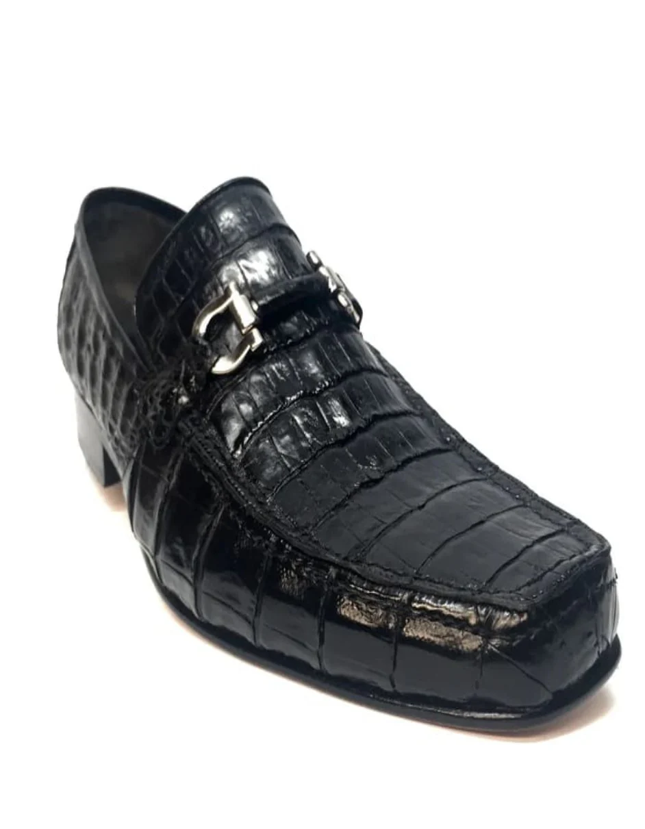 Los Altos All-Over Crocodile Belly Loafers - Image 5