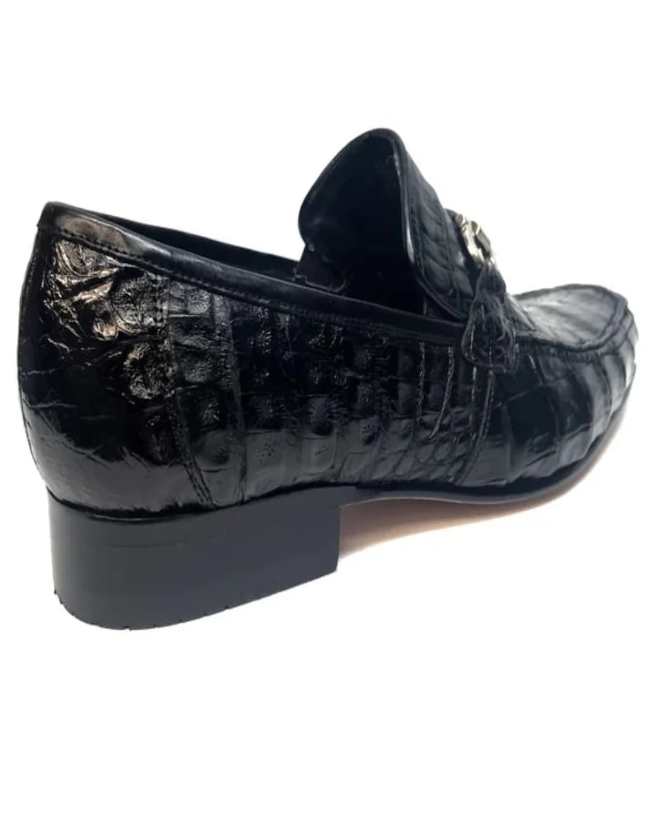 Los Altos All-Over Crocodile Belly Loafers - Image 6
