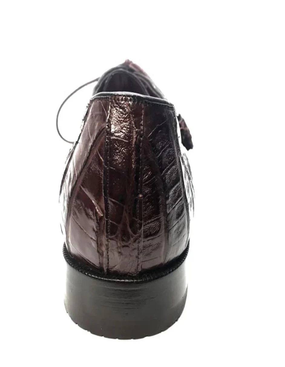 Los Altos All-Over Crocodile Lace Up Dress Shoes - Image 19