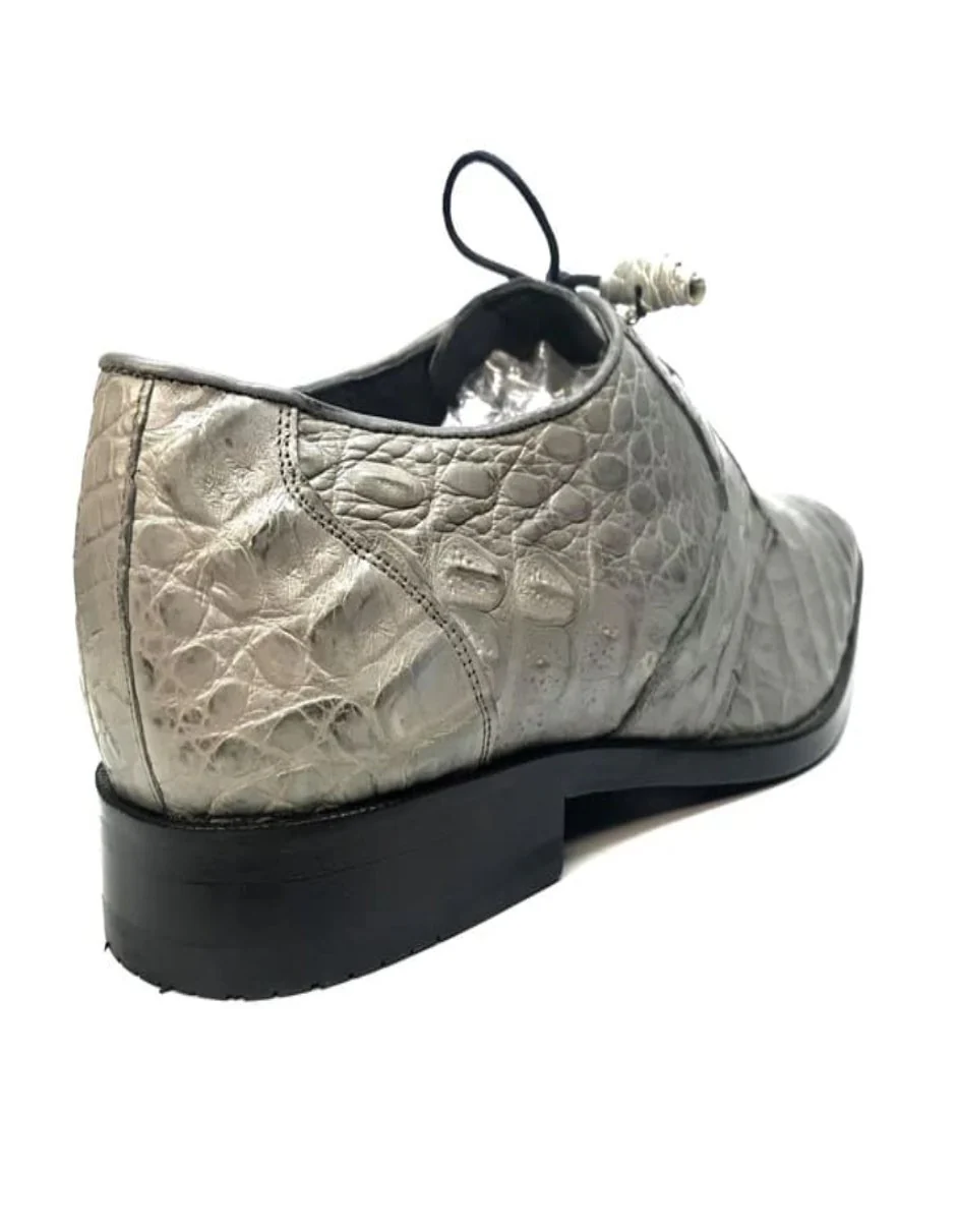 Los Altos All-Over Crocodile Lace Up Dress Shoes - Image 24