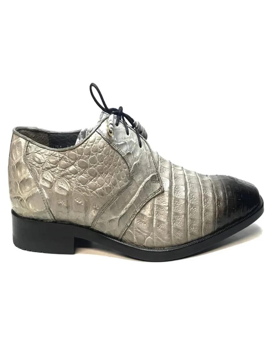 Los Altos All-Over Crocodile Lace Up Dress Shoes - Image 26