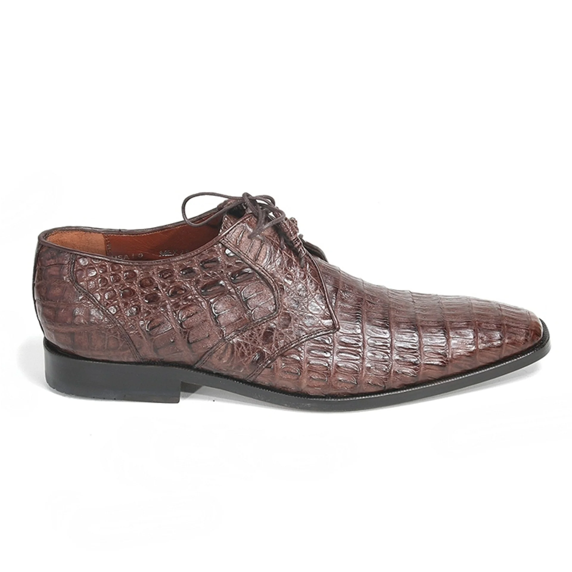 Los Altos Belly Brown Genuine All-Over Crocodile Shoes - Image 2