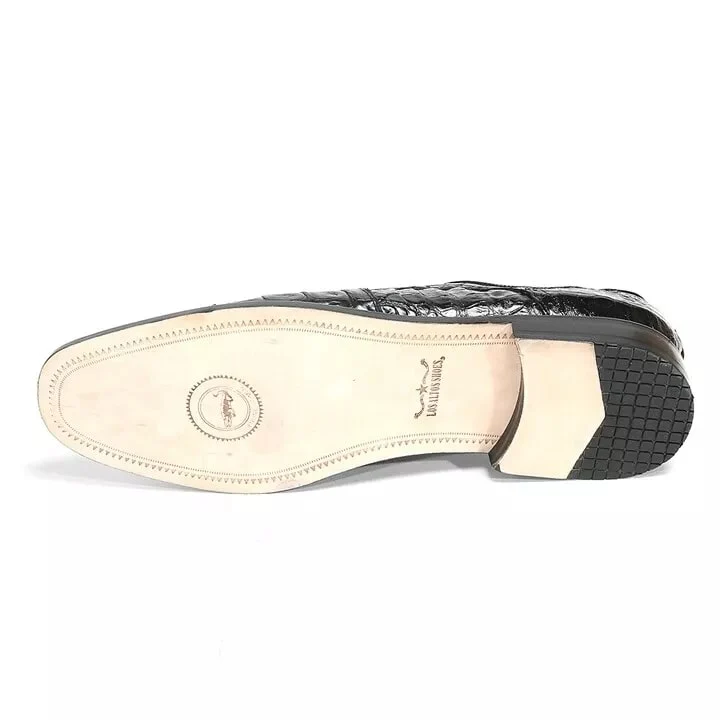Los Altos Black Genuine Caiman Oxford - Image 4