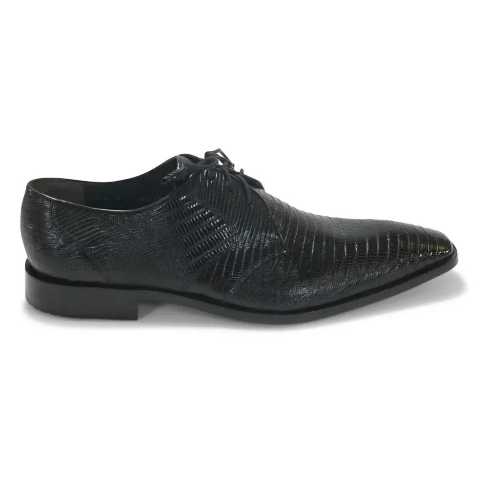 Los Altos Black Genuine Teju Lizard Oxfords - Image 2