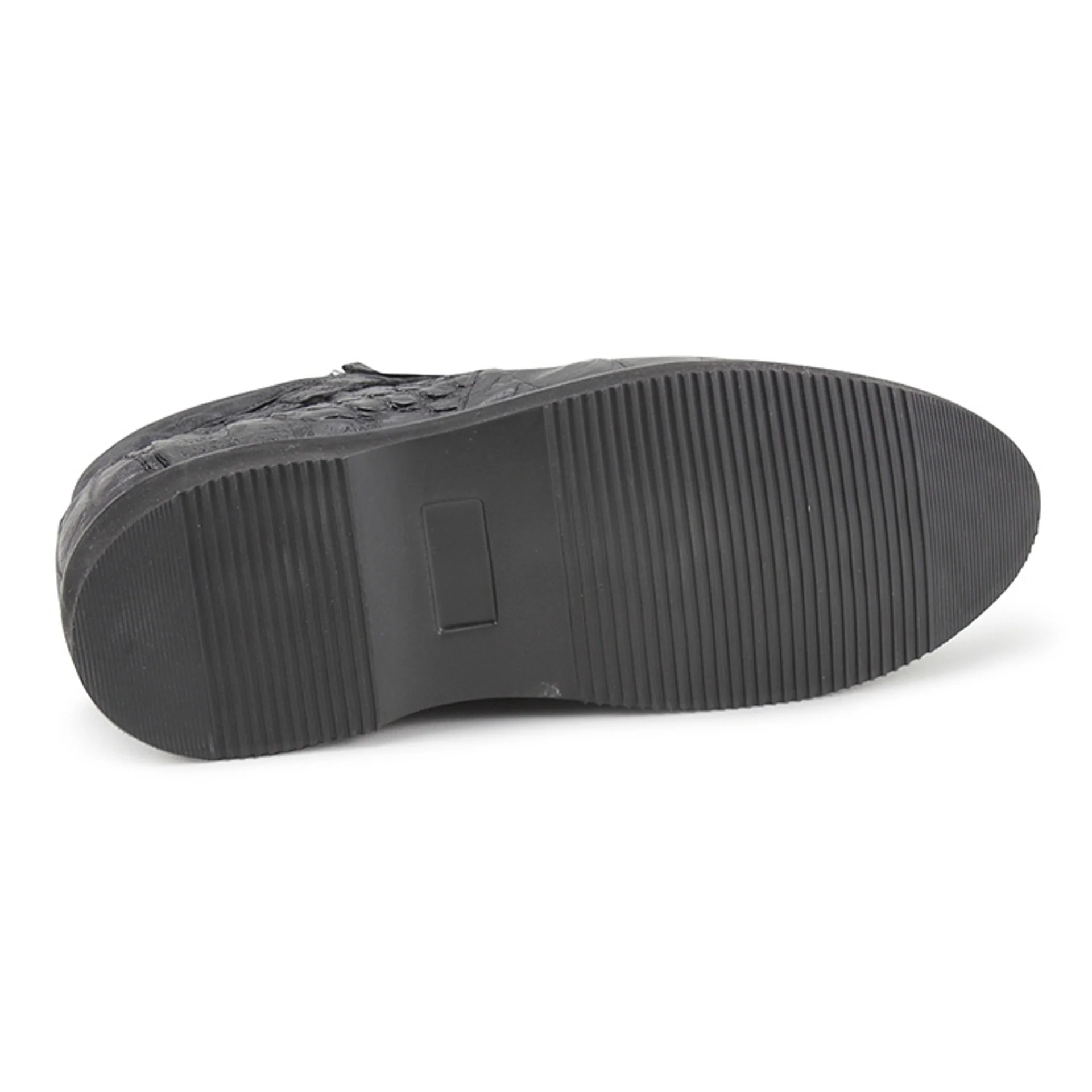 Los Altos Casual Black Genuine Caiman Boots - Image 3