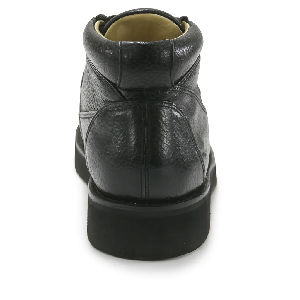 Los Altos Casual Black Stingray & Ostrich Skin Shoes - Image 5