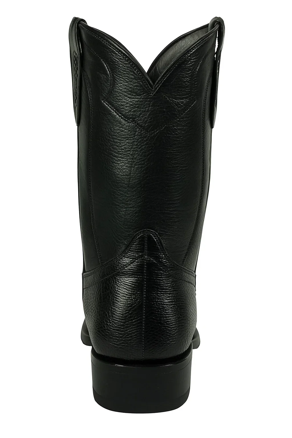 Los Altos Men's Genuine Lizard Teju Skin Leather Insole and Lining Zipper Black Roper Toe Boot - Image 4