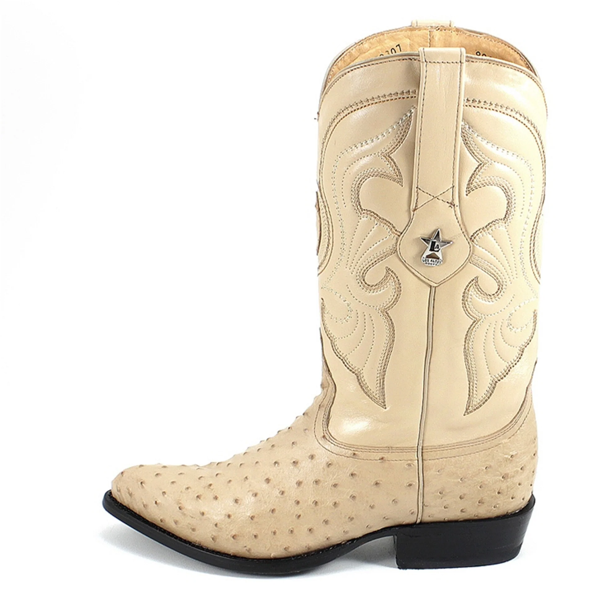 Los Altos Men's Oryx Full Quill Ostrich Boots - Image 3