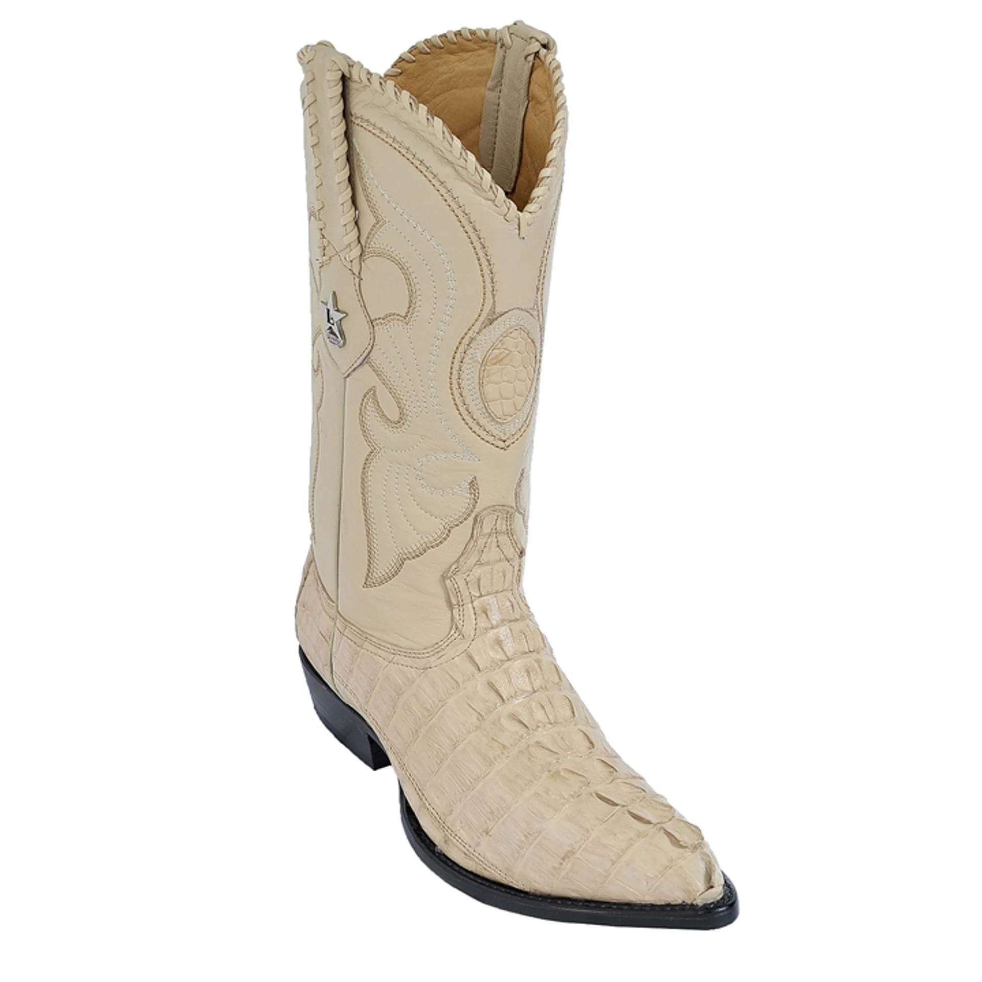 Los Altos Men's Oryx Genuine Caiman Tail Boots - Image 2