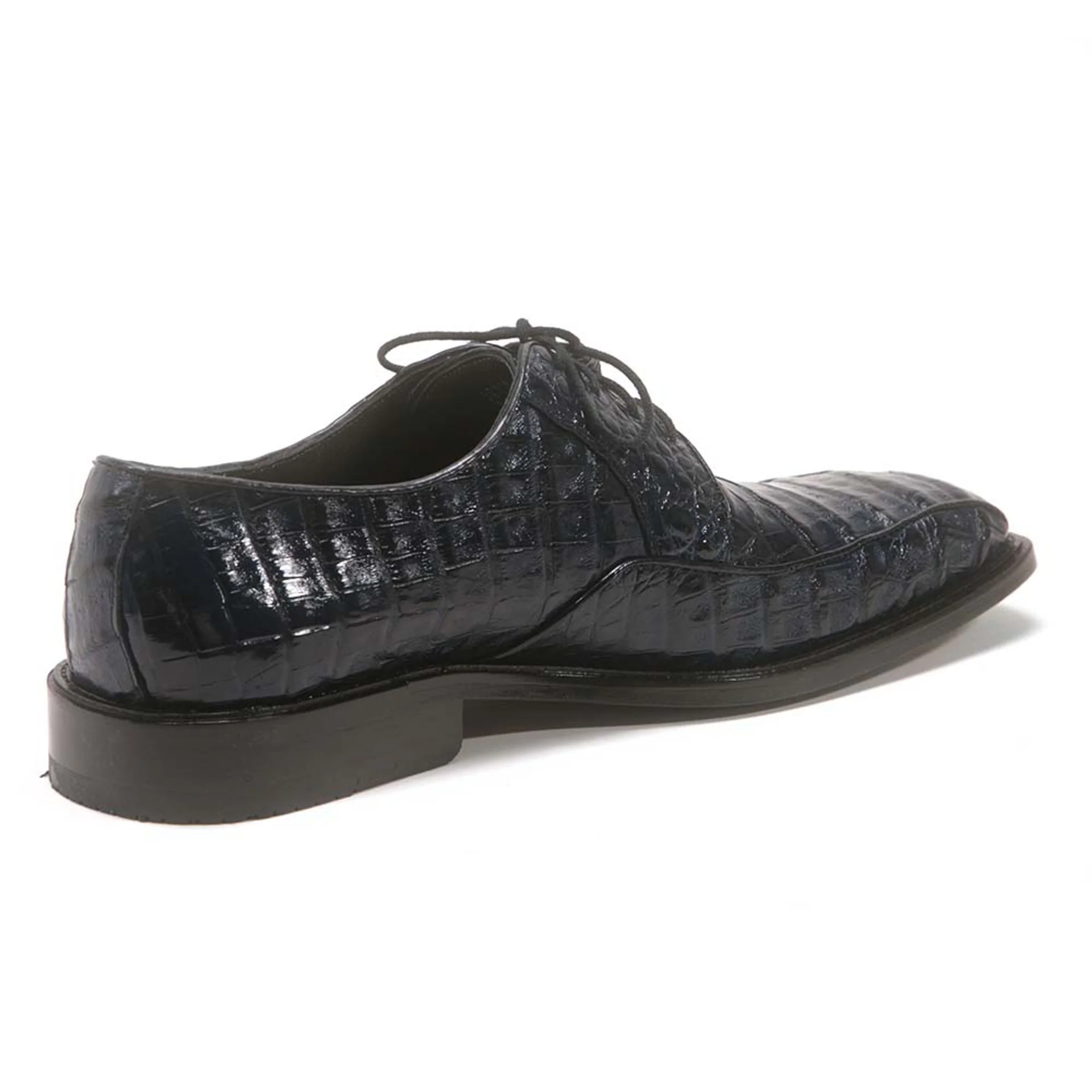 Los Altos Oxford Blue Caiman & Belly Crocodile Shoes - Image 4