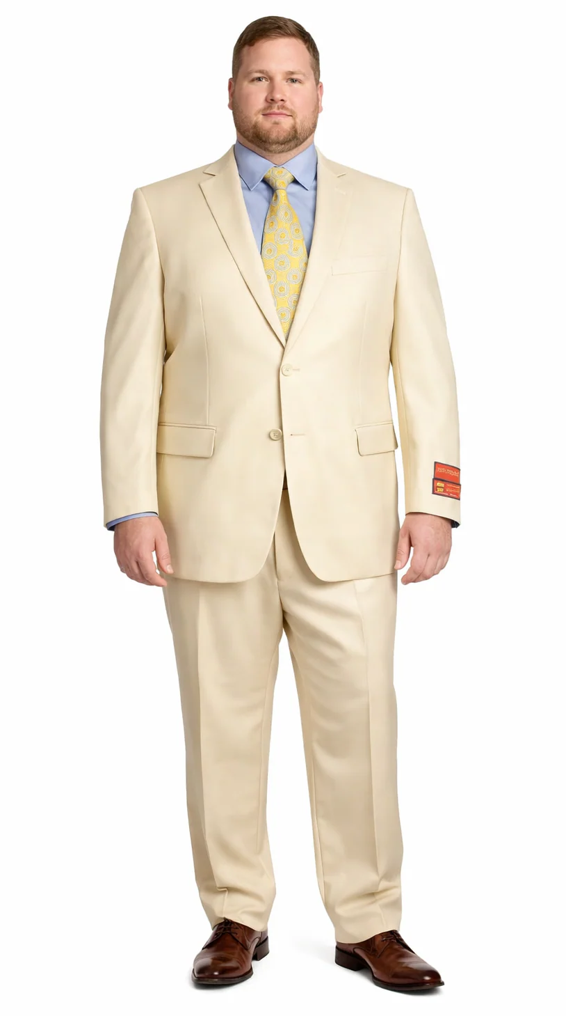 Tiglio Beige Two-button Wool Suit - Image 5