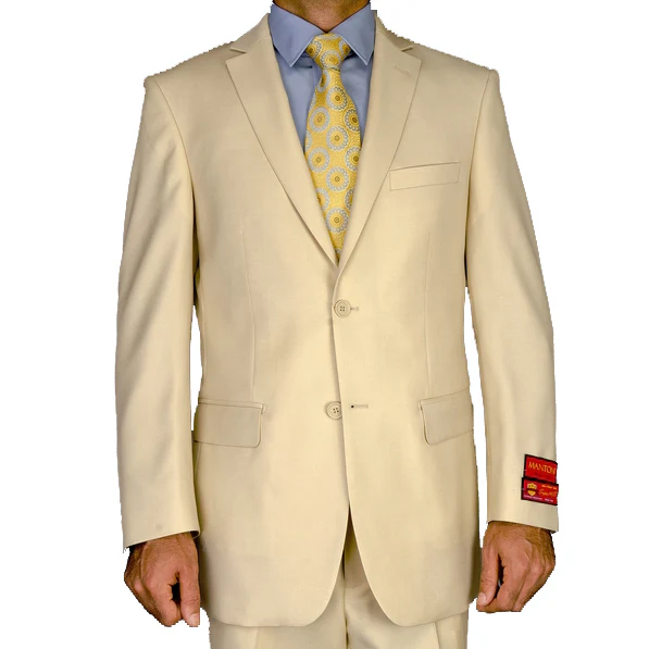 Tiglio Beige Two-button Wool Suit - Image 8