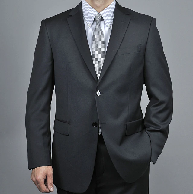 Tiglio Black or Gray 2-Button Slim or Modern Fit Suit - Image 10
