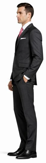 Tiglio Charcoal Two-button Wool Suit - Image 3