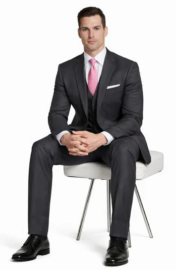 Tiglio Charcoal Two-button Wool Suit - Image 4