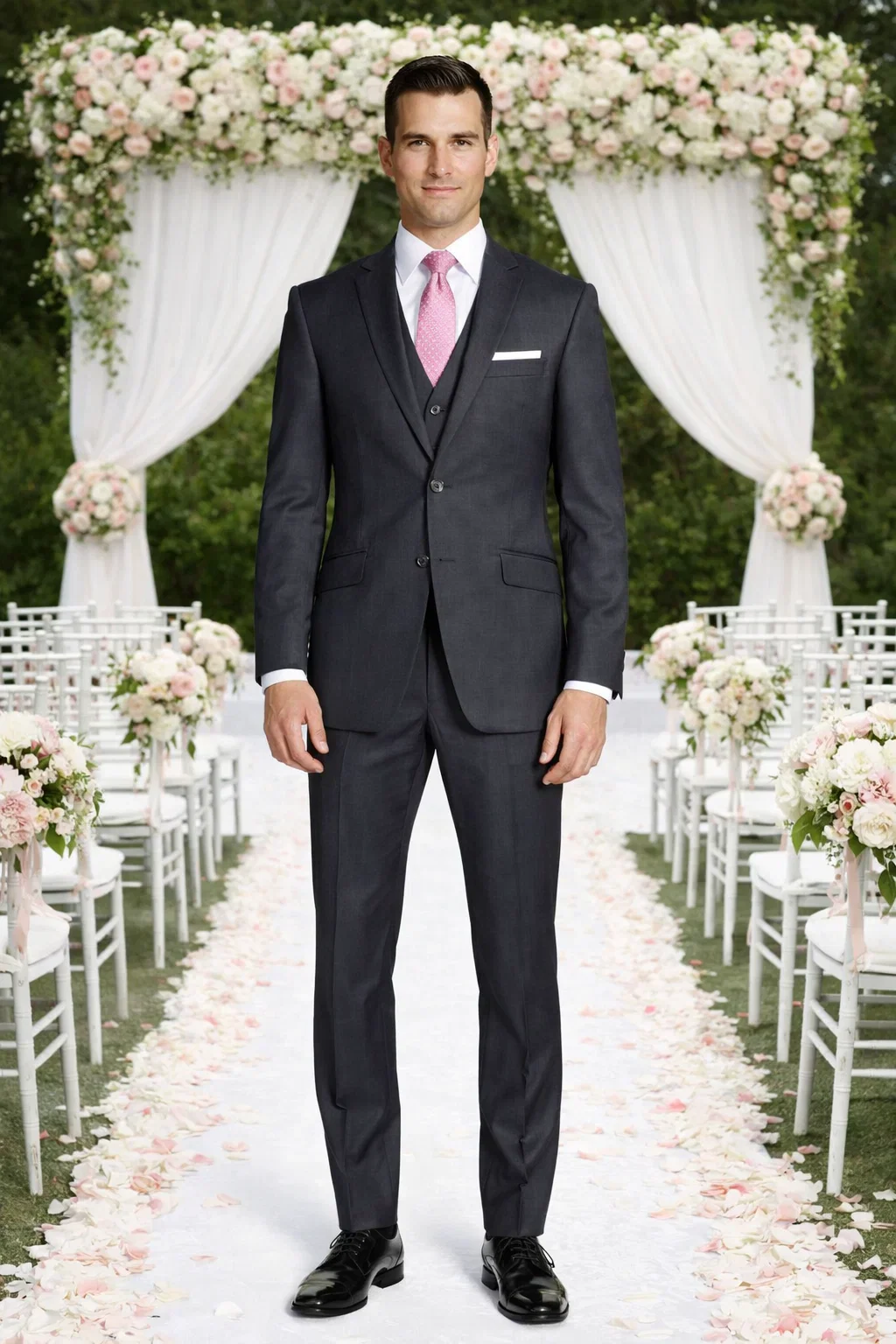 Tiglio Charcoal Two-button Wool Suit - Image 5