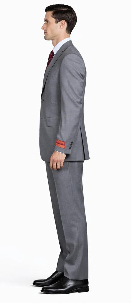 Tiglio Gray Two-button Super Wool Suit - Image 3