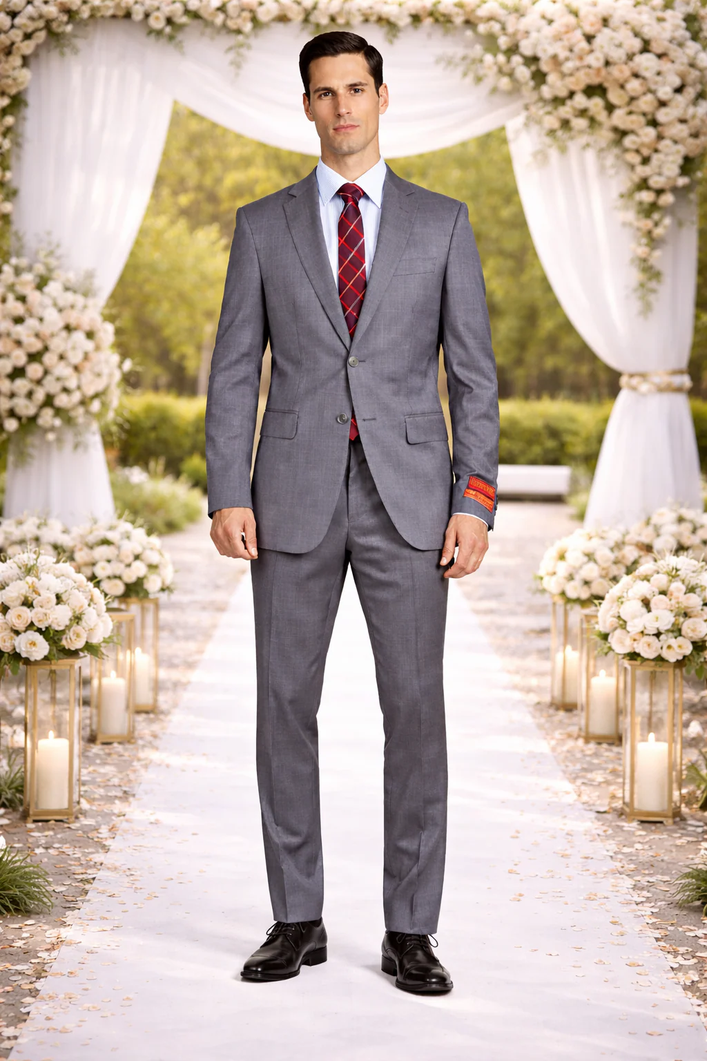 Tiglio Gray Two-button Super Wool Suit - Image 6