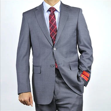 Tiglio Gray Two-button Super Wool Suit - Image 8